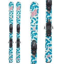 K2 Luv Bug Skis ​+ FDT 4.5 Bindings - Kids' 2024